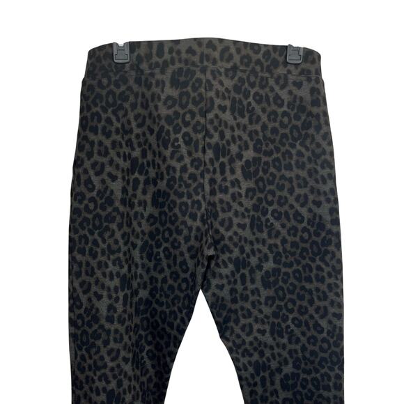 Calvin Klein Women's Pull On Stretch Pants Leopard Size Medium - Picture 7 of 9